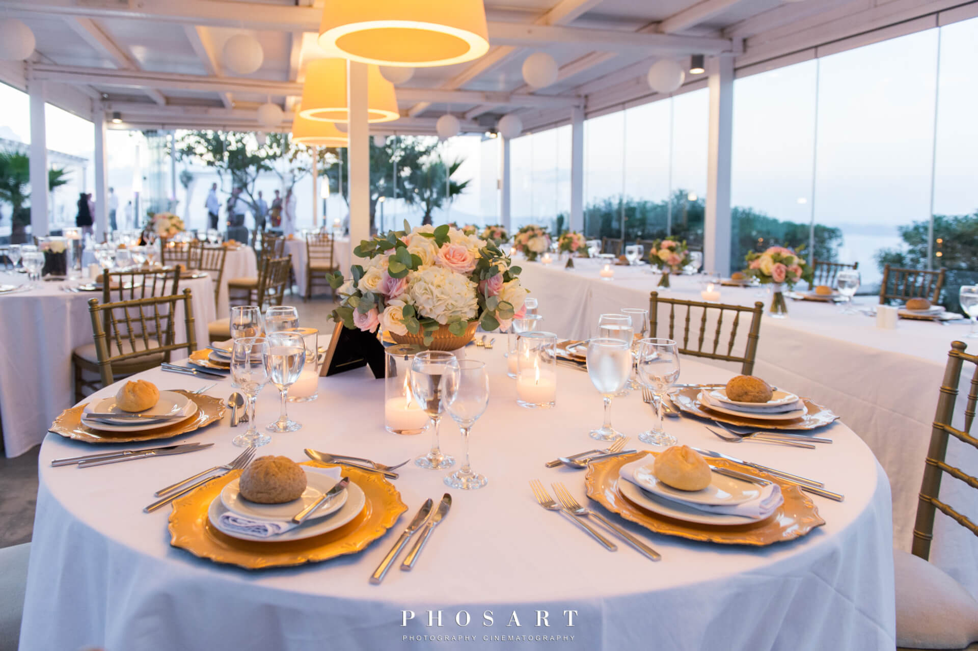 Reception - Wedding Venue - Luxury Decoration - Santorini Gem
