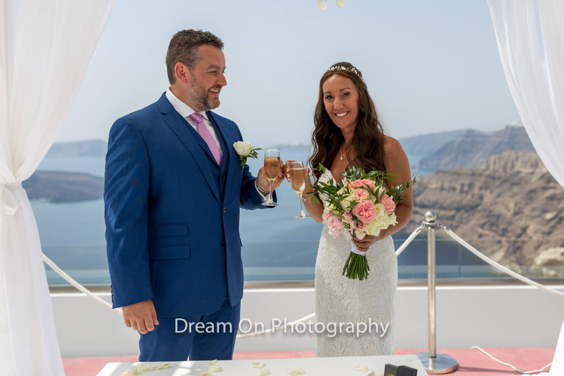 Caldera View - Caldera Wedding - Real Couples - Santorini Gem