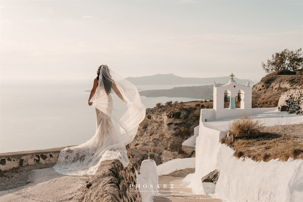 Wedding Ceremony and Reception Package | Santorini Gem