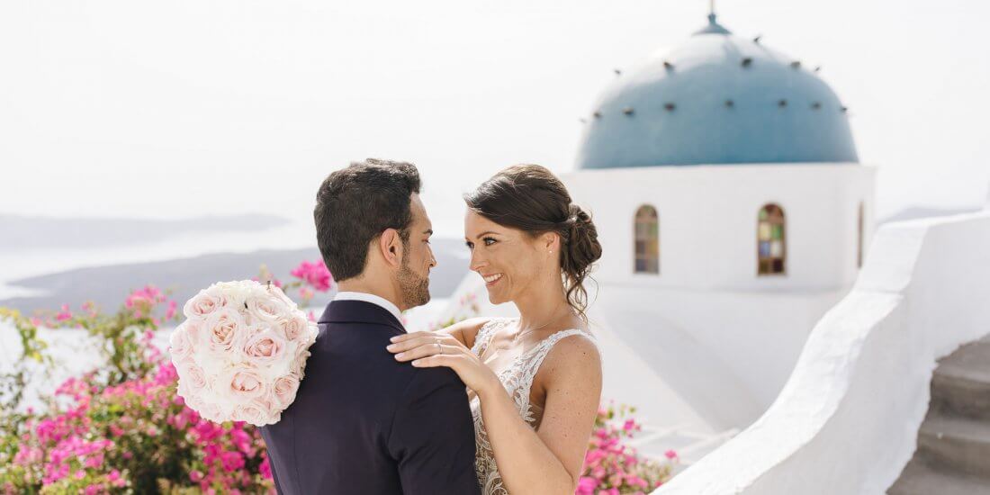 Santorini Wedding - Blue Domes Photoshoot - Santorini Gem